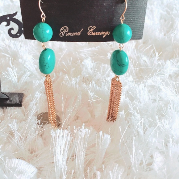 Park Lane Jewelry - Park Lane Faux Turquoise Earrings NWT
